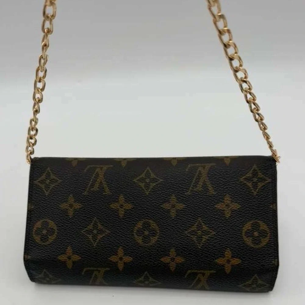 Authentic Louis Vuitton Brown Monogram Wallet‎